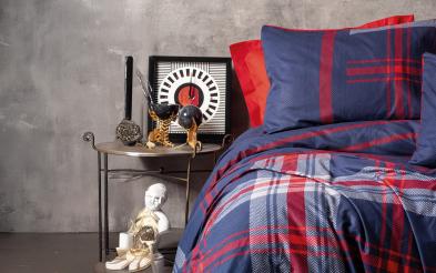 4 piese 200/220 cm; Ranforce 100 % Bumbac Lenjerie de pat Abel 4 piese 200/220 cm; Ranforce 100 % Bumbac